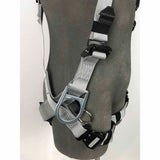 Safewaze 021-1593 (PCS) Full Body Harness: 3D Steel, Alu Quick-Connect Chest, Alu Quick-Connect Legs, Lanyard Rings & Sub Pelvic Cover (S) - 3