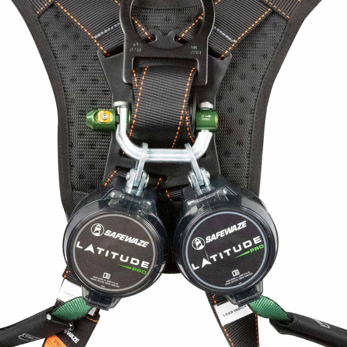 SafeWaze 021-1727 V-Select Construction Harness with 3D, QC Chest, TB Legs (M/L) - 7