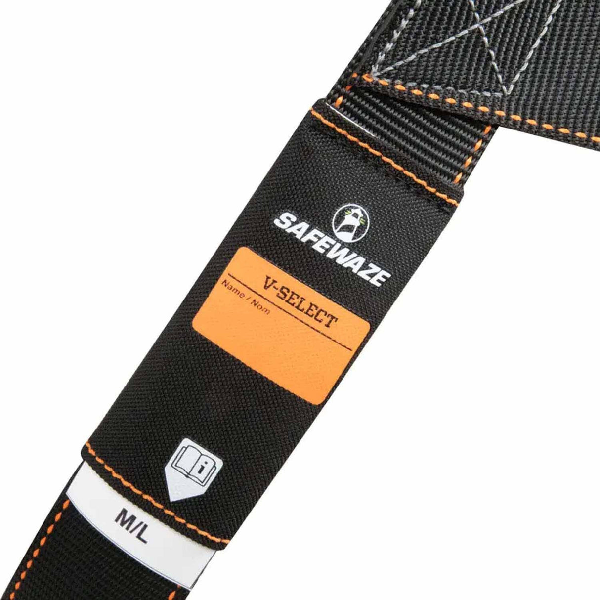 SafeWaze 021-1727 V-Select Construction Harness with 3D, QC Chest, TB Legs (M/L) - 10