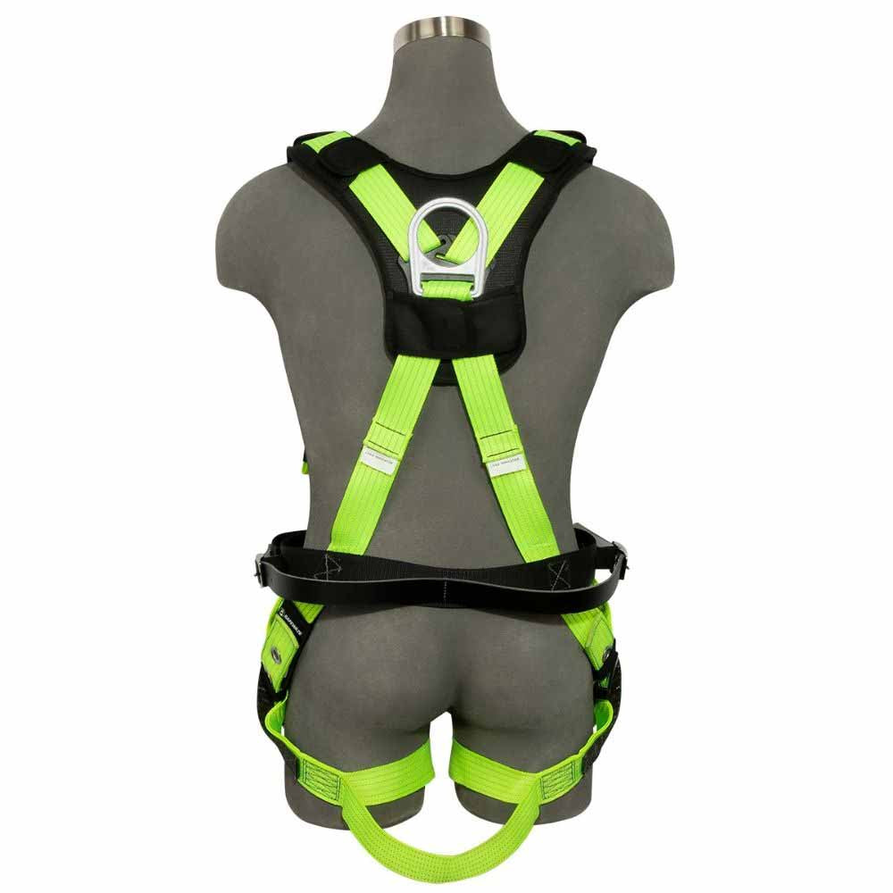 Safewaze 021-1813 Reflective Full Body Harness: 1D, MB Chest, TB Legs, Mining Belt - Extra Large - 2