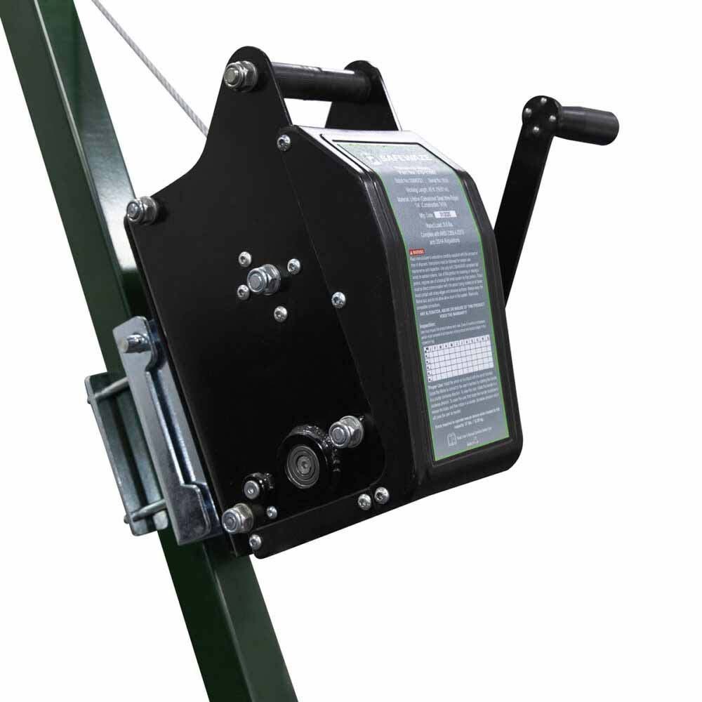 SafeWaze 022-11034 10' Tech Tripod Kit with 65' Personnel Winch and 65' 3-Way SRL - 4