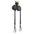 SafeWaze 023-5345 Latitude Edge 8' Dual Web SRL-P with Snap Hooks, Class 2