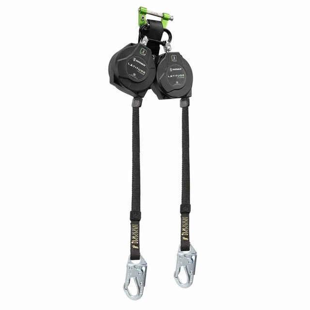 SafeWaze 023-5345 Latitude Edge 8' Dual Web SRL-P with Snap Hooks, Class 2