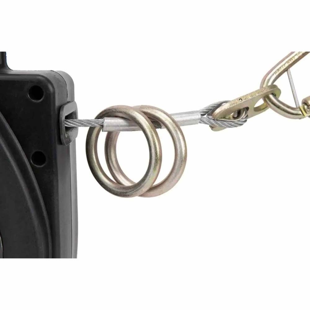 SafeWaze 023-8091 Quadrant Retractable Horizontal Lifeline (65 ft, 2-User System) - 4