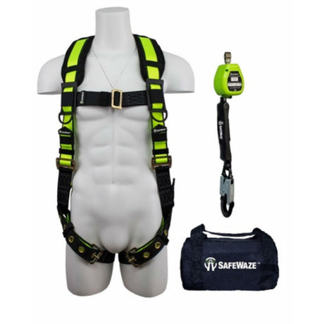Safewaze FS-143-XXL Retractable Kit with 2XL Harness