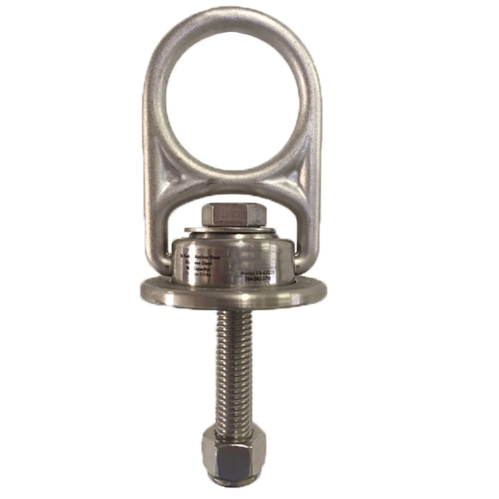 Safewaze FS-EX225 Anchor Swivel 5K 316Ss Swivel & Bolt Kit