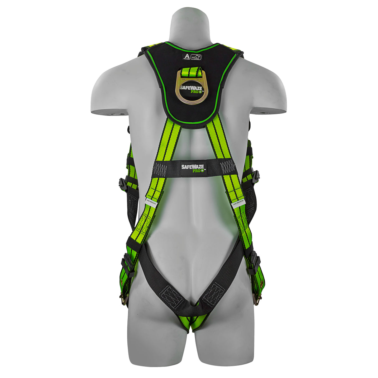 Safewaze FS-FLEX185-XXL 2XL No-Tangle Single D-Ring Harness with Grommet Leg Straps - 3