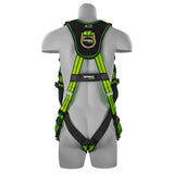 Safewaze FS-FLEX185-XXL 2XL No-Tangle Single D-Ring Harness with Grommet Leg Straps - 3