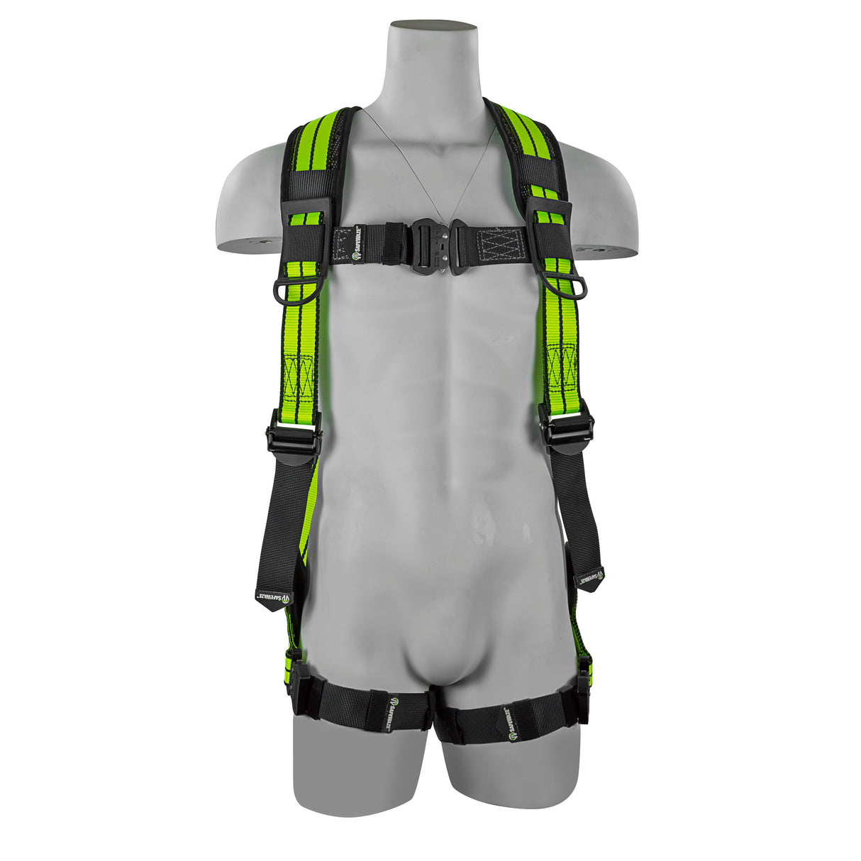 Safewaze FS-FLEX250-S/M Pro+ Full Body Harness: 1D, QC Chest, QC Legs