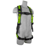 Safewaze FS-FLEX250-S/M Pro+ Full Body Harness: 1D, QC Chest, QC Legs - 2