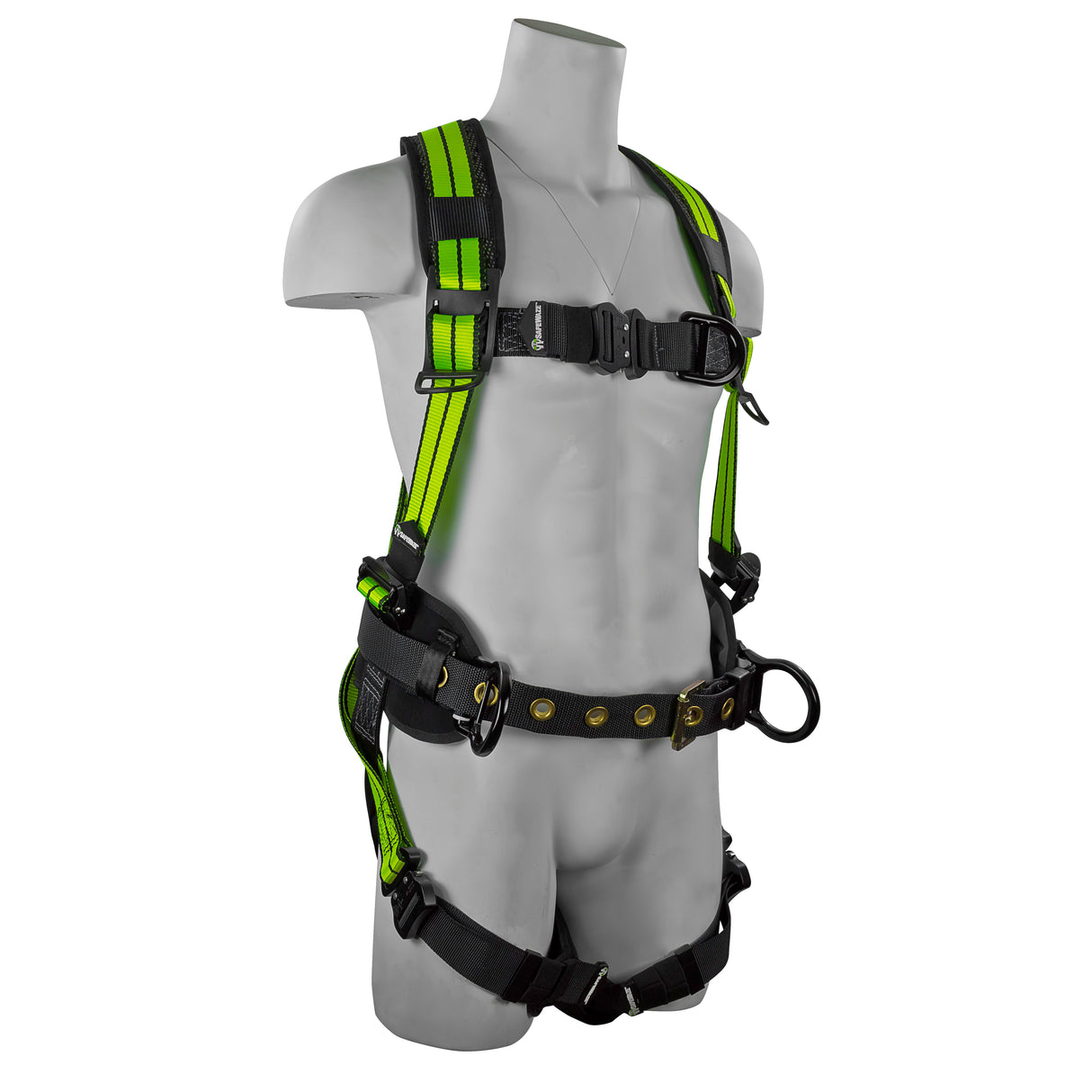 Safewaze FS-FLEX253-FD-M Pro + Harness W Alu 3D, QC Chest & Legs, Alu Fd, Wind Energy - 2