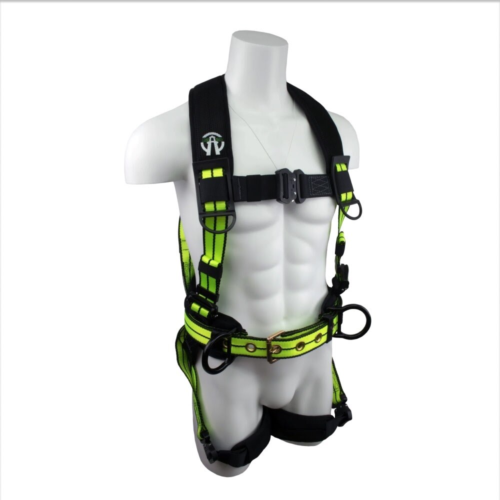 Safewaze FS-FLEX253-L Ã‚Â  Large Construction Harness 3 D-Ring w/ Cool-Air Leg Pads