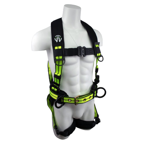 Safewaze FS-FLEX253-M Ã‚Â  Medium Construction Harness 3 D-Ring w/ Cool-Air Leg Pads - 2