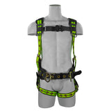 Safewaze FS-FLEX270-M Pro+ Construction Harness: 3D, QC Chest, Tb Legs, Tb Torso