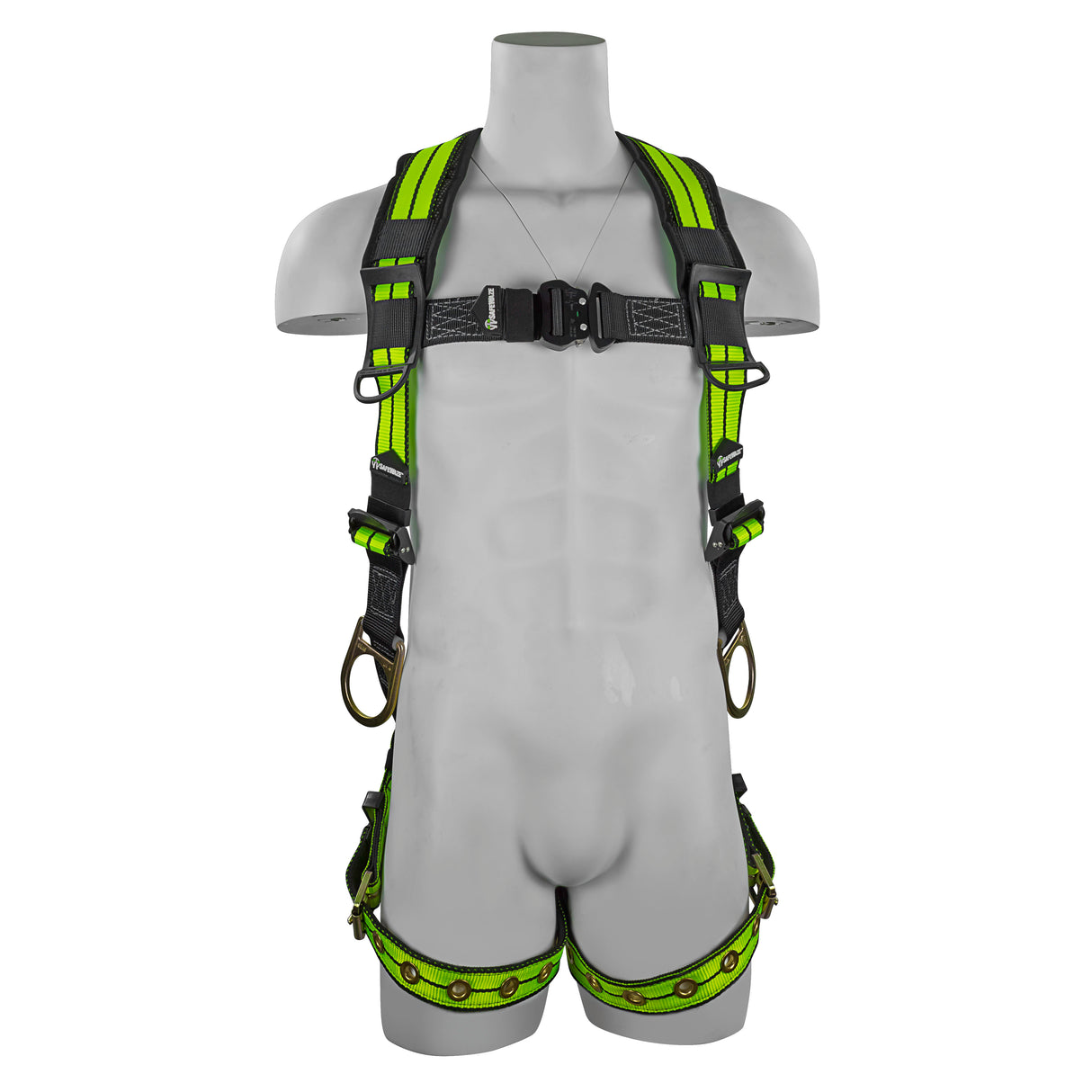 Safewaze FS-FLEX285-XXL Three D-Ring Harness with Grommet Leg Straps & Back Pad