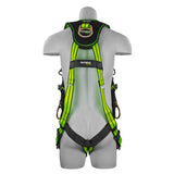 Safewaze FS-FLEX285-L/XL Pro+ Full Body Harness: 3D, QC Chest, Tb Legs - 3