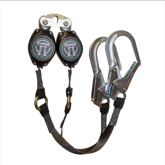 Safewaze FS-FSP1409-W-DL-RBH 9' Web Retractable With Rebar Hooks