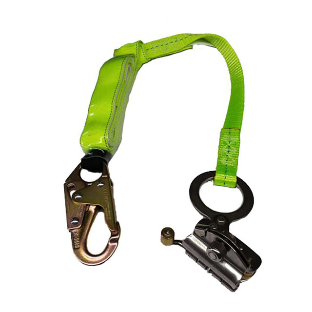 Safewaze FS00SP/FS1118-3 3' Energy Absorbing Lanyard Attached To Removable Fall Arrester