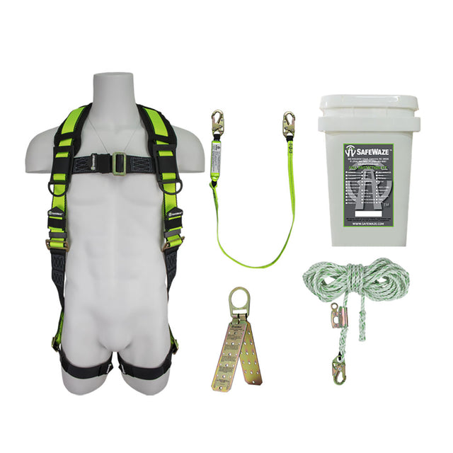 Safewaze FS120-S/M Basic Roofers Kit With Bucket