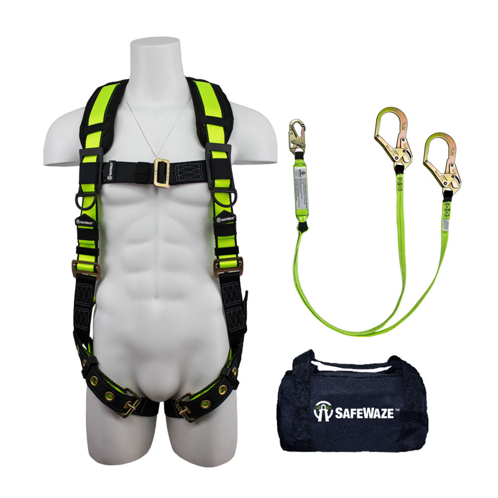 Safewaze FS-139-DL-XXL Fall Protection Kit with 2XLarge Harness