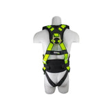 Safewaze FS160-M Pro Construction Harness, Free Floating Waist Pad: 3D, Mb Chest, Tb Legs - 2