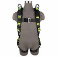 SafeWaze FS185-R-2X PRO Full Body Retrieval Harness with Dorsal and Shoulder D-Rings, Mating Buckle Chest, Tongue Buckle Legs (2X)