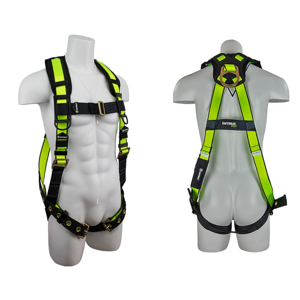 Safewaze FS185-SAFELINK-2XL Safelink Full Body Harness: 1D, Mb Chest, Tb Legs