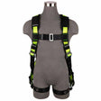 SafeWaze FS185-UNI Pro Full Body Harness, 1-d , Mb Chest , Tb Legs, Universal Fit (Medium -Xl)