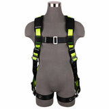 SafeWaze FS185-UNI Pro Full Body Harness, 1-d , Mb Chest , Tb Legs, Universal Fit (Medium -Xl)