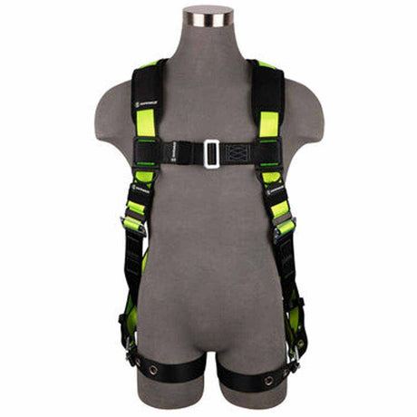 SafeWaze FS185-UNI Pro Full Body Harness, 1-d , Mb Chest , Tb Legs, Universal Fit (Medium -Xl)