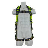 Safewaze FS285-L/XL Pro Full Body Harness: 3D, Mb Chest, Tb Legs