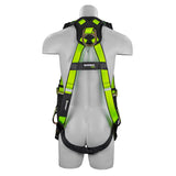 Safewaze FS285-S/M Pro Full Body Harness: 3D, Mb Chest, Tb Legs - 3