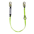 Safewaze FS455 Web Tie-Back Energy Absorbing Lanyard With Adjustable Ring