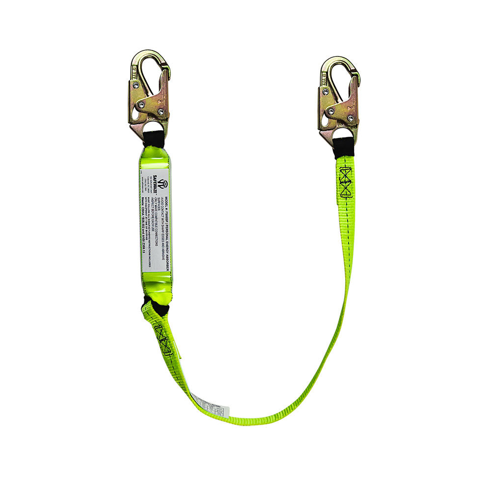 Safewaze FS560-4 4' Lanyard With Double Locking Snap Hooks