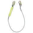 Safewaze FS560-CA 6' Energy Absorbing Lanyard With Double Locking Snap Hooks