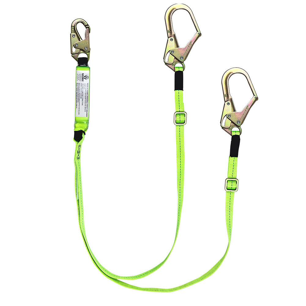 Safewaze FS566-AJ 4'-6' Adjustable Lanyard With Rebar Hooks