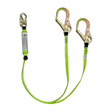 Safewaze FS566 6' Energy Absorbing Lanyard With Rebar Hook