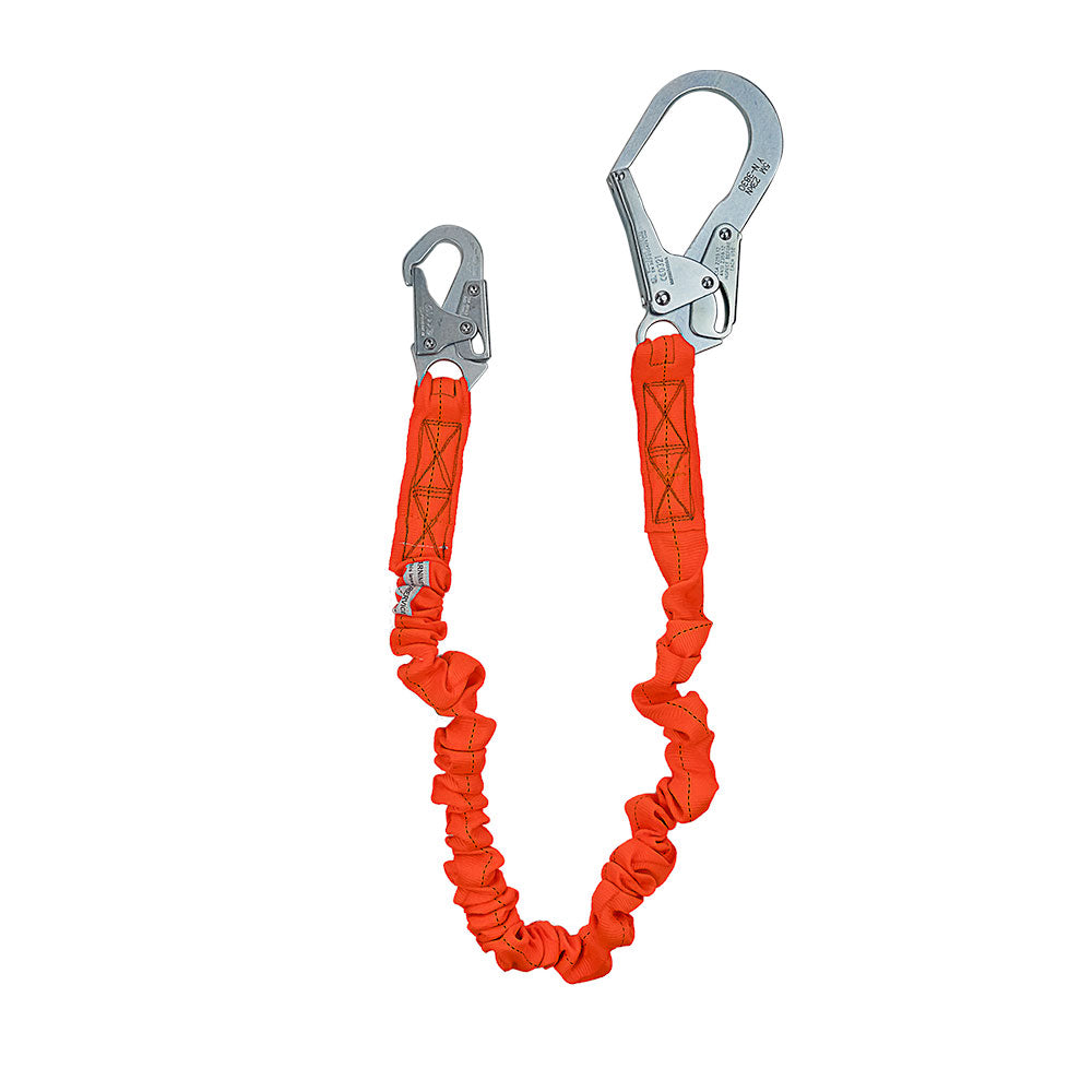 Safewaze FS88595 4'-6' Stretch Low-Profile Lanyard; Energy Absorbing