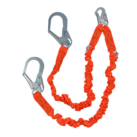 Safewaze FS88596 4'-6' Stretch Low-Profile Lanyard; Energy Absorbing