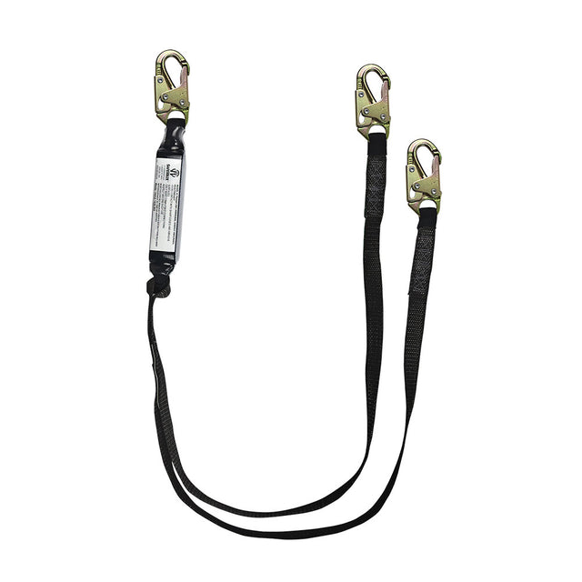 Safewaze FS88661-HW 6' Heavyweight Energy Absorbing Lanyard With Snap Hooks