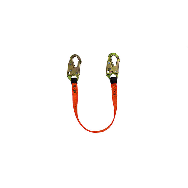 Safewaze FS88860-3 3' Web Positioning Lanyard With Double Locking Snap Hooks