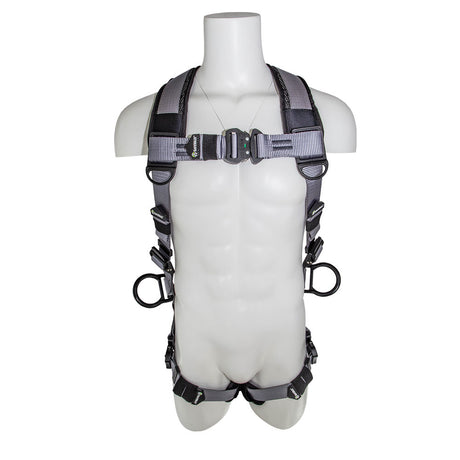 Safewaze SW-6211-M/L (PCS) Full Body Harness Med/Lg W 3 D-Rings, Lanyard Rings & Sub Pelvic Cover