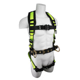 Safewaze SW160-QC-L Pro Construction Harness: 3D, QC Chest, QC Legs, Leg Pads - 2