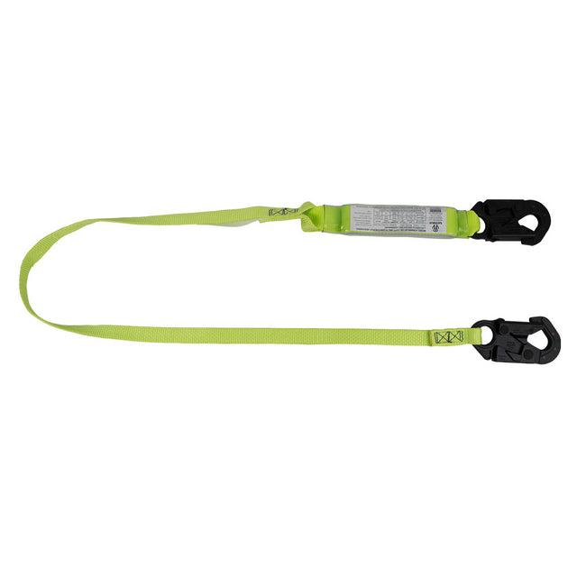 Safewaze SW560-AF-DE 6' Energy Absorbing Lanyard With Dielectric Snap Hooks