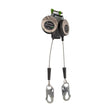 SafeWaze SW8005-8LE-DL Latitude Edge 8' Dual Cable Self Retracting Lifeline with Steel Snap Hooks