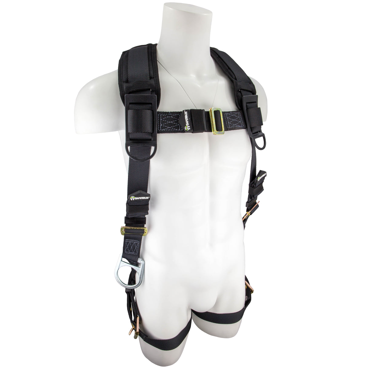 Safewaze SW99281-HW Heavyweight Harness With Grommet Leg Straps - 3XL - 4XL 3 D Ring - 2