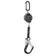 Safewaze 018-5011 Latitude Pro 7' Single Web SRL: Triple Lock Carabiner, Alu Rebar Hook