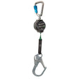 Safewaze 018-5014 Latitude Pro 7' Single Web SRL: Alu Carabiner, Rebar Hook