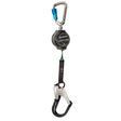 Safewaze 018-5015 Latitude Pro 7' Single Web SRL: Alu Carabiner, Alu Rebar Hook