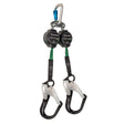 Safewaze 018-5023 Latitude Pro 7' Dual Web SRL: FS-EX313, Alu Carabiner, Alu Rebar Hooks